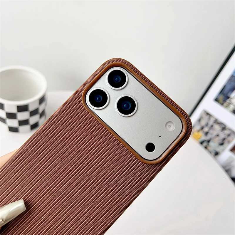 Tech Fabric Woven Magnetic Phone Case for IPhone 17 16 Pro Max 17Pro 16Pro IPhone17 IPhone16 Mag Safe Shockproof Cover C251209