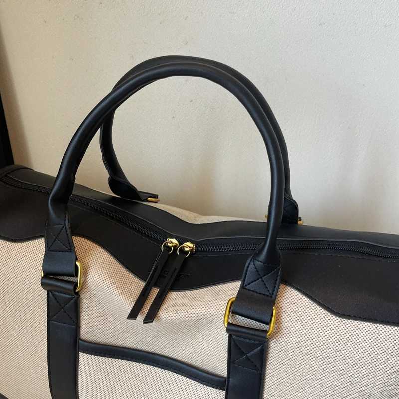 Oversi Travelling Handbags For Wen Cott Fabric Large Capacity Airplane Lage Bag Simple Fi Shoder Crossbody Bags Y251209