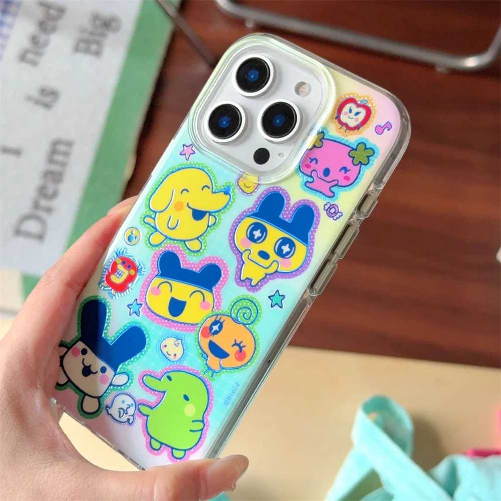 Korean Funny cartoon rabbit phone case for iPhone 12 14 13 prax 15 15Pro 16 Pro Funda Korea with ch shock protection cover C251209