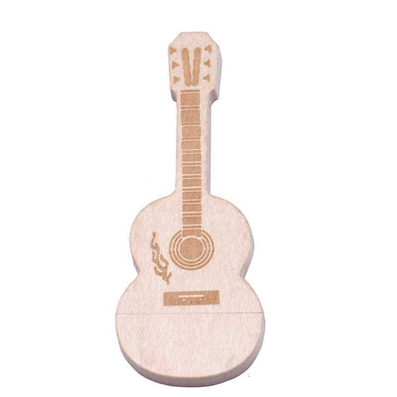 Wooden Guitar Box USB Flash Drive 32gb High-speed Pen Drive 64gb 16gb USB Stick 4gb 8GB Memory Stick Photography U Disk Gift C251209