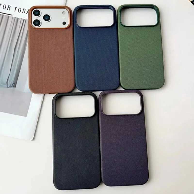 For iPhone 17 Pro Max 17Pro Case With Camera Button An Tech Woven Techwoven Magnetic Wireless Charging Back Cover C251209