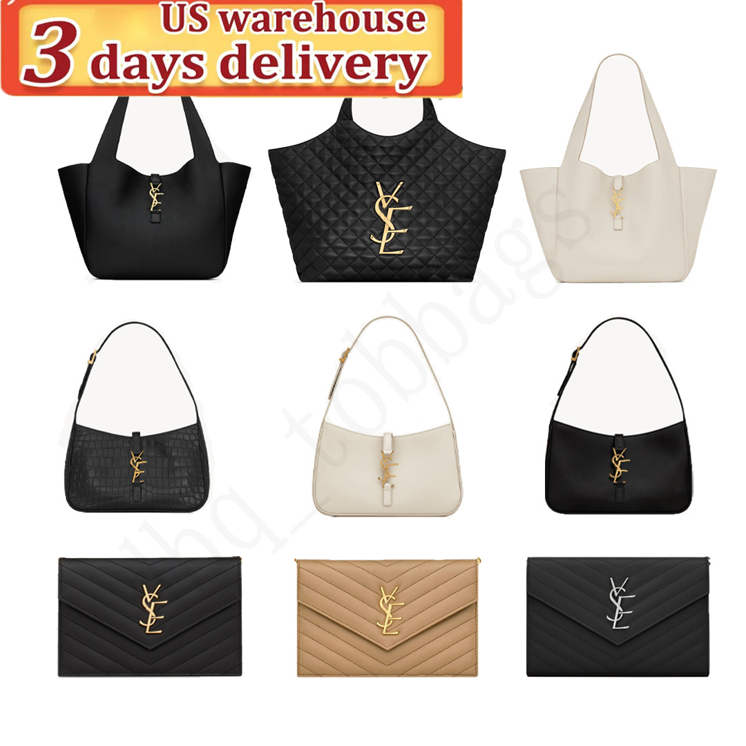 hobo bag Le5A7 ysls Bag luxury bag Matte Armpit Bags Classic Designer bag Handbags for Ladies Top-quality Shoulder Bags Multi-Color Fashion Bag evening bags