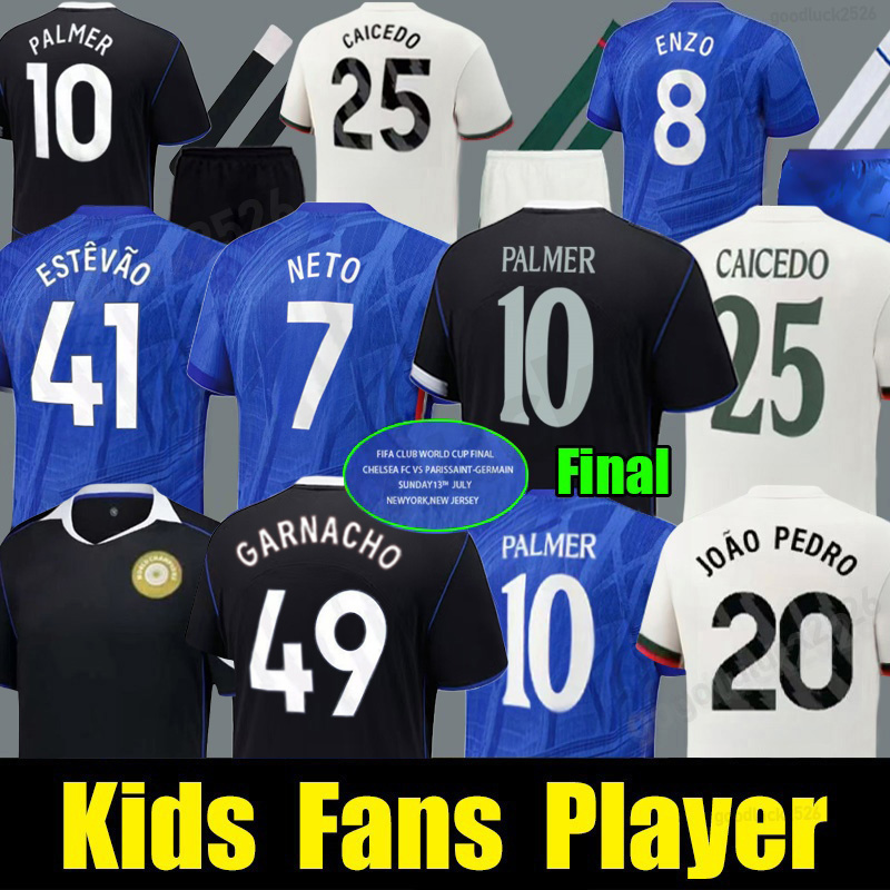 NETO ENZO DELAP 25 26 PALMER soccer jersey LAVIA Fernandez JAMES football shirt men kids sets 2025 Garnacho JOAO PEDRO HATO Garnacho ESTEVAO Training jersey tops