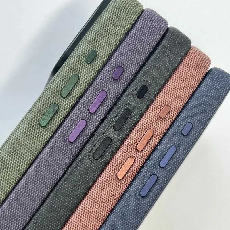 For iPhone 17 Pro Max 17Pro Case With Camera Button An Tech Woven Techwoven Magnetic Wireless Charging Back Cover C251209