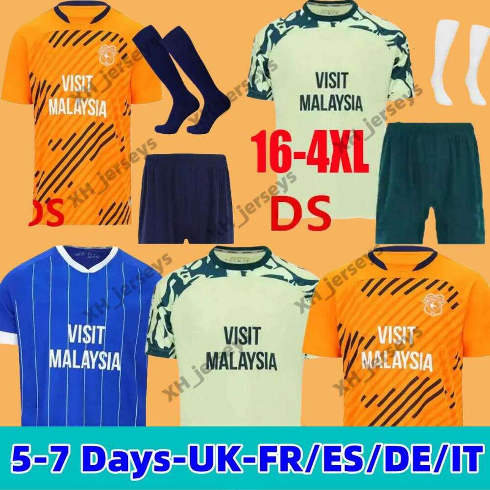 25 26 Cardiff RALLS Kids Kit Soccer Jerseys PHILOGENEP RINOMHOTA COLWILL RATCLIFFE O'DOWDA Home 2025 2026 kids kit Football