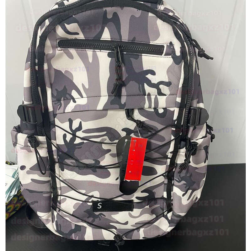 Supremely Backpack Tote Bag Designer Bag Shoulder Bag Crossbodybag Supremebag Messenger Bags Fanny Pack Multiple Pockets Student Bag Black Red Camouflage