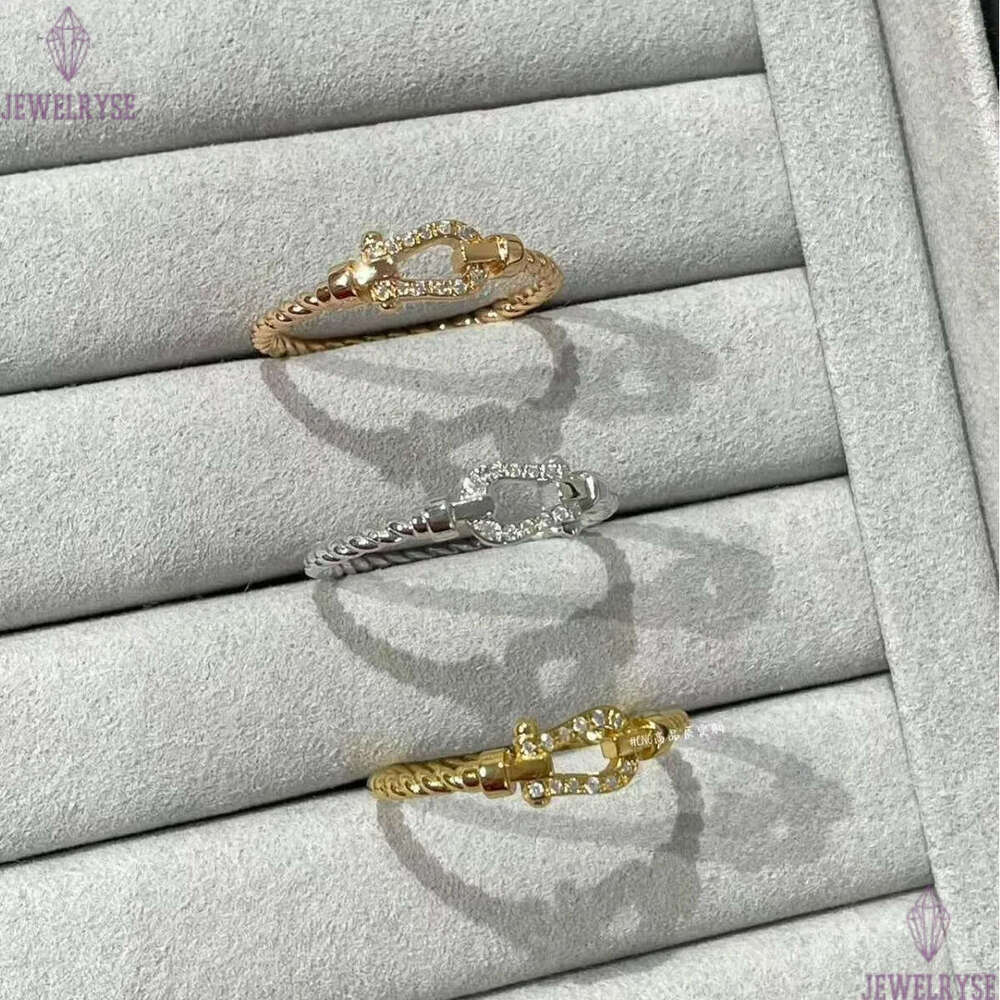 Luxury twist rope designer for women girls mens unisex charm 18K rose gold silver shine crystal nature diamond zircon rings jewelry retro vintage eleg