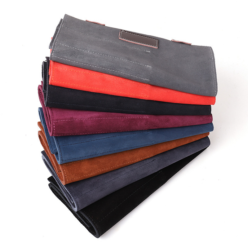 Frosted Leather Hairdressing Scissors Storage Bag Pet Scissors Bag Hardware Storage Tool Bag