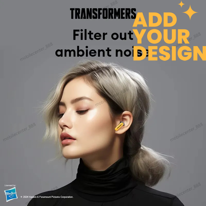 custom TRANSFORMERS TWS Gaming Earphones Hifi Stereo Sound Music Game Earbuds Dual Mode Low Latency HD Call Headphones TF-T51