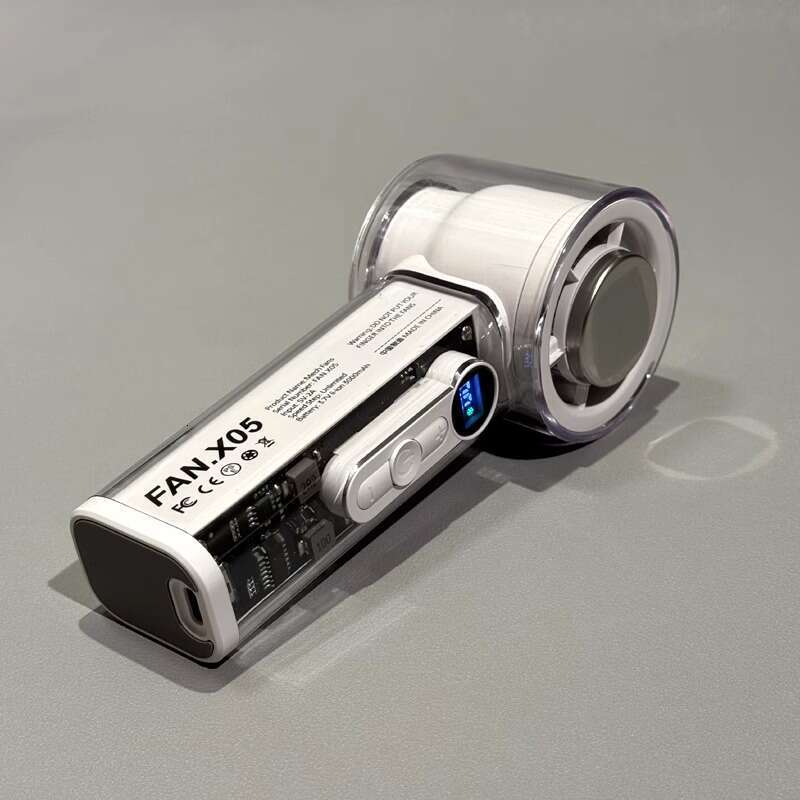 Southeast Asia Hot-Selling Source Factory Digital Display Mini Portable High-Speed Cooling Ice USB Handheld Small Fan