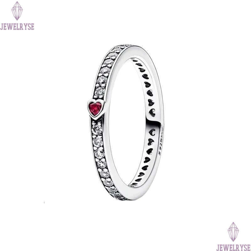 S925 silver luxury love double heart designer ring for women shine crystal cz zircon diamond retro vintage band engagement rings jewelry