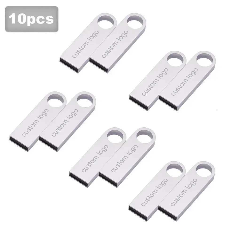 10pcs/lot USB Flash Drive20 Pendrive 64gb 32gb 16gb 8gb 4gb Photography Gift Usb Memory Stick Wedding Day Cle usb C251209