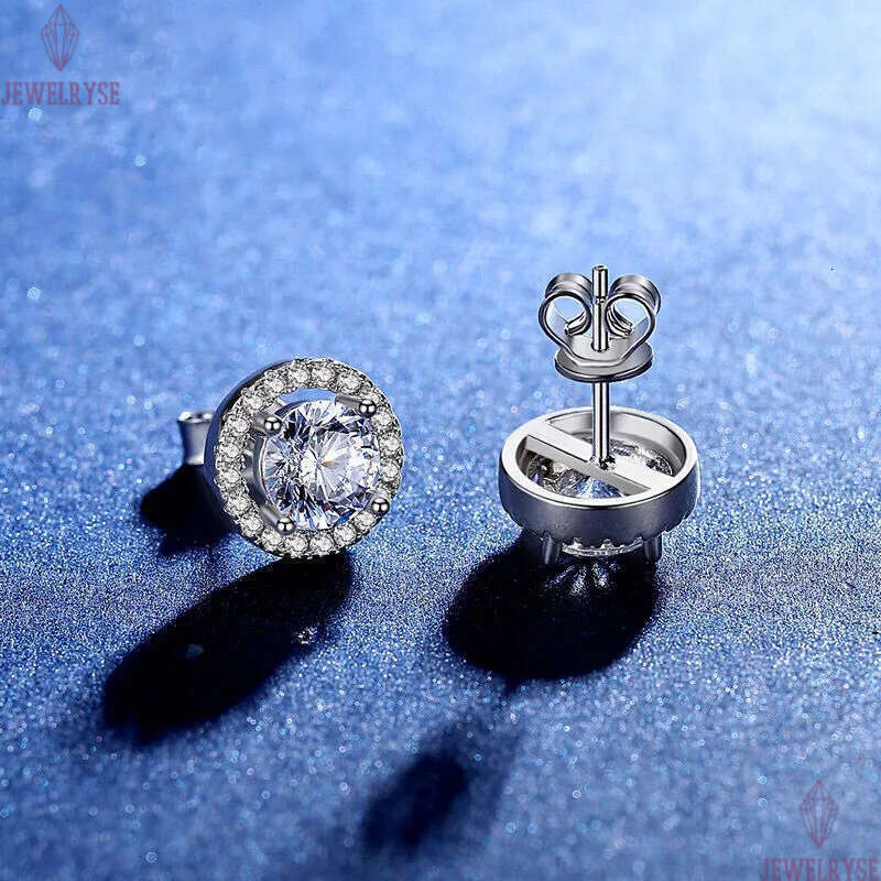 luxury round designer earrings for women moissanite cz zircon circle hollow design earring ear rings earings jewelry birthday valentines day gift