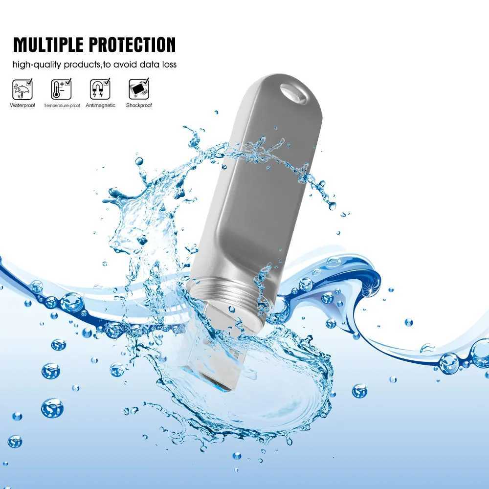 NEW USB Flash Drive 30 128GB 64GB 32GB 16GB 8GB Metal Pendrive USB Stick Pen Drive High Speed 64GB 128GB C251209
