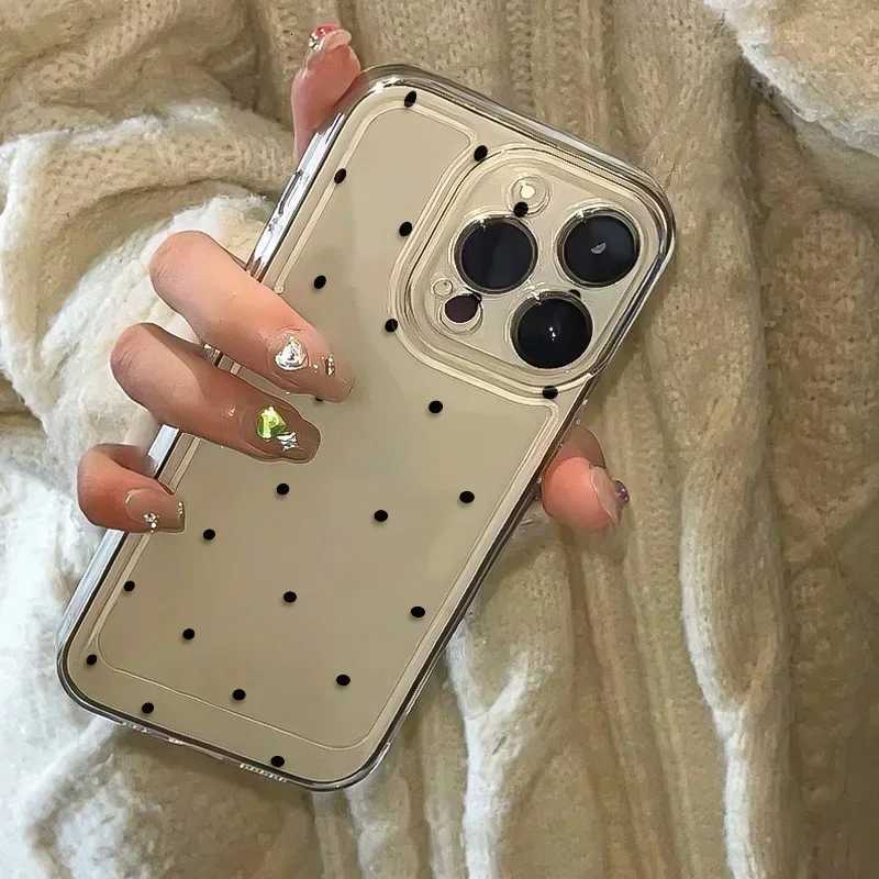 INS Colorf Polka Dot Phone Case For iPhone 17 Air 16 15 14 13 12 11 Pro Max 16E 7 8 Plus Shockproof Cover C251209