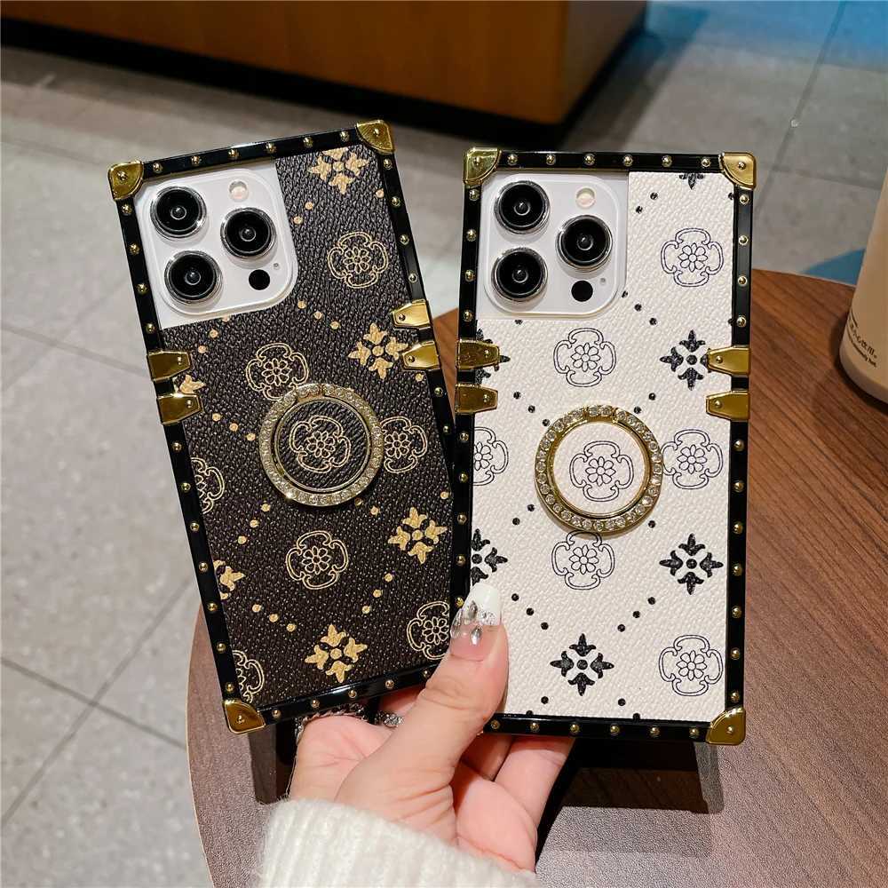 Luxury Flower Vintage Pattern Case For iphone 17 PRO MAX 16 PRO MAX 11 12 13 15 PRO MAX 14 Plus Soft Leather Phone Cover Coque C251209