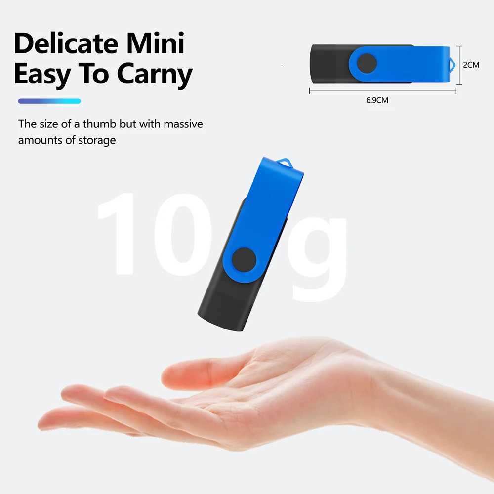 2 IN 1 TYPE-C USB Flash Drive 16GB Key Chain Pen Drive USB Stick 64GB High Speed Pendrive for Mobile Phone 32GB 8GB 4GB C251209