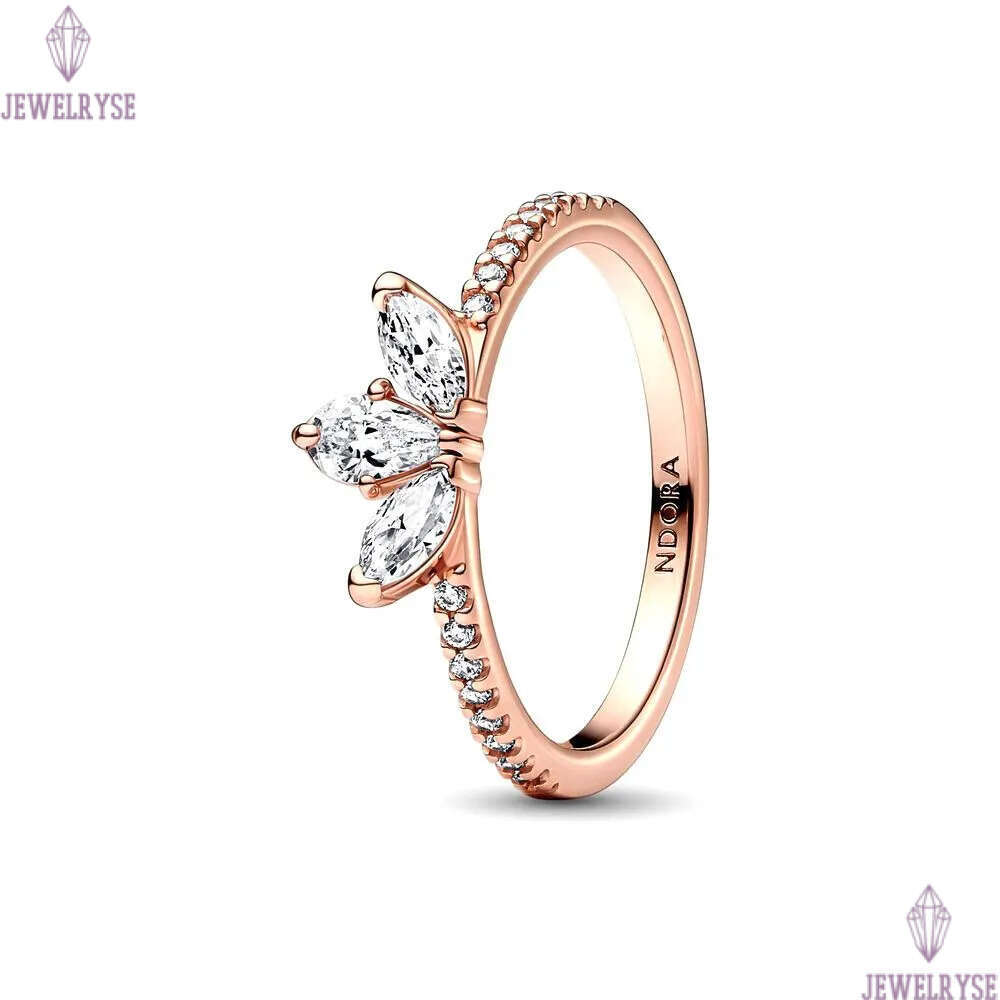 Classic love heart designer ring for women men lovely shine crystal cz zircon square drop waterdrop stone silver rose gold charm rings jewelry