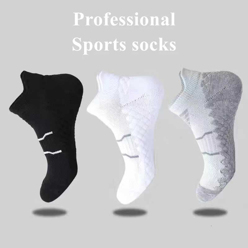 Summer Low Tube Athletic socks for Men Women Professional Running Fitness Cotton Breathable Sweat Absorbing Ankel SocksT251209