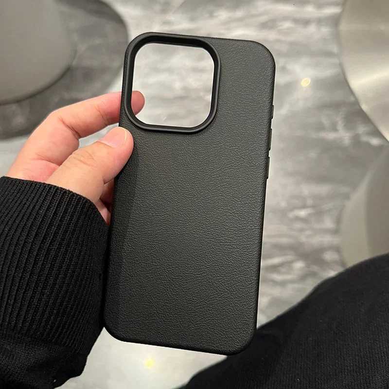 Luxury Matte Soft Leather Candy Phone Case For iPhone 17 16 15 14 Plus 13 12 11 Pro Max Protection Shockproof Silicone Cover C251209