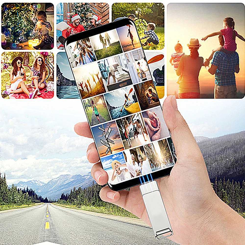 Phone USB Flash Drive 512GB External Storage 256GB 128G 64G 32G For iPhone iPad Android android USB 3in1 Pendrive Gift Usb Stick C251209