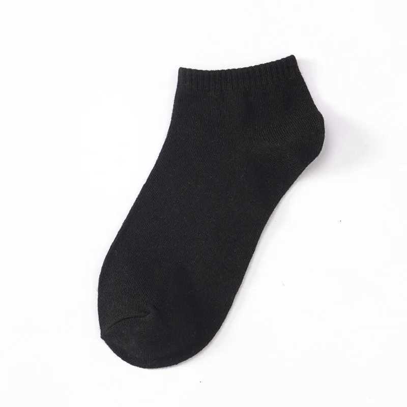 Oversize Mens Socks Cotton Plus Size Solid Color Men Business Casual Short Ankle Sock Black White Gray Summer Calcetines HombreT251209