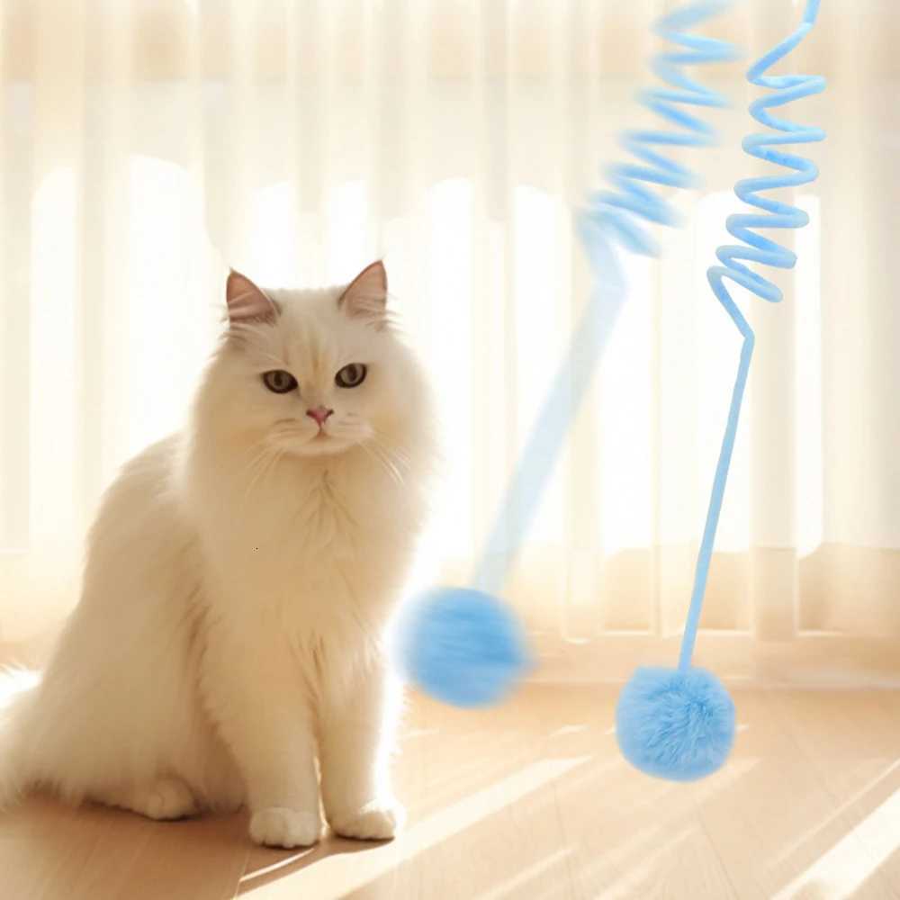 1PC Stretchable Elastic Rope Cat Teaser Ball For Self-Entertainment And Relaxation Hanging Cat Toy Pet Supplies M251209
