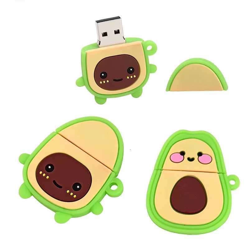 Cute Cartoon Penguin Cat Owl 64GB USB Flash Drive 8GB 16GB 32GB Lion Pendrive USB 20 Memory Stick Dinosaur Pen Drive C251209