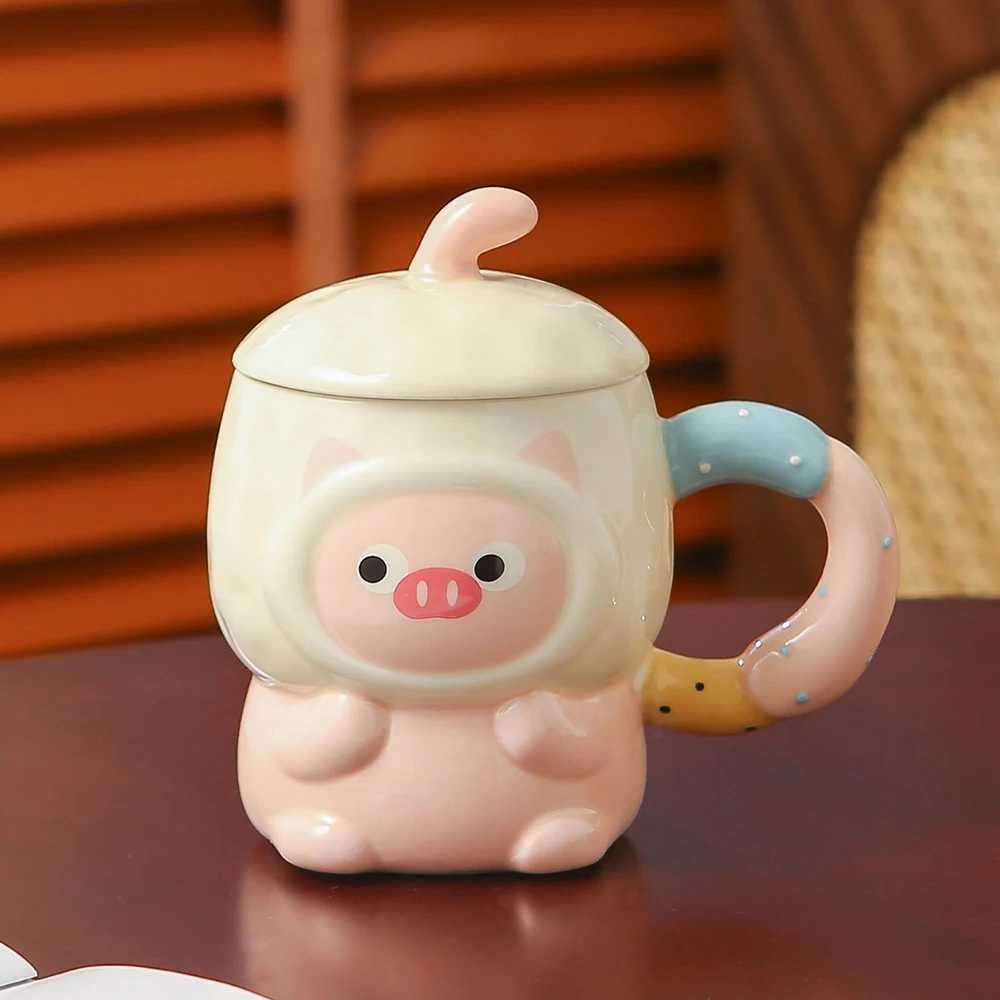 3D Shape Ceramic g Cartoon Pattern Cup Colorf Drinkware Creative Design Milk g Able Style He Tableware H251209