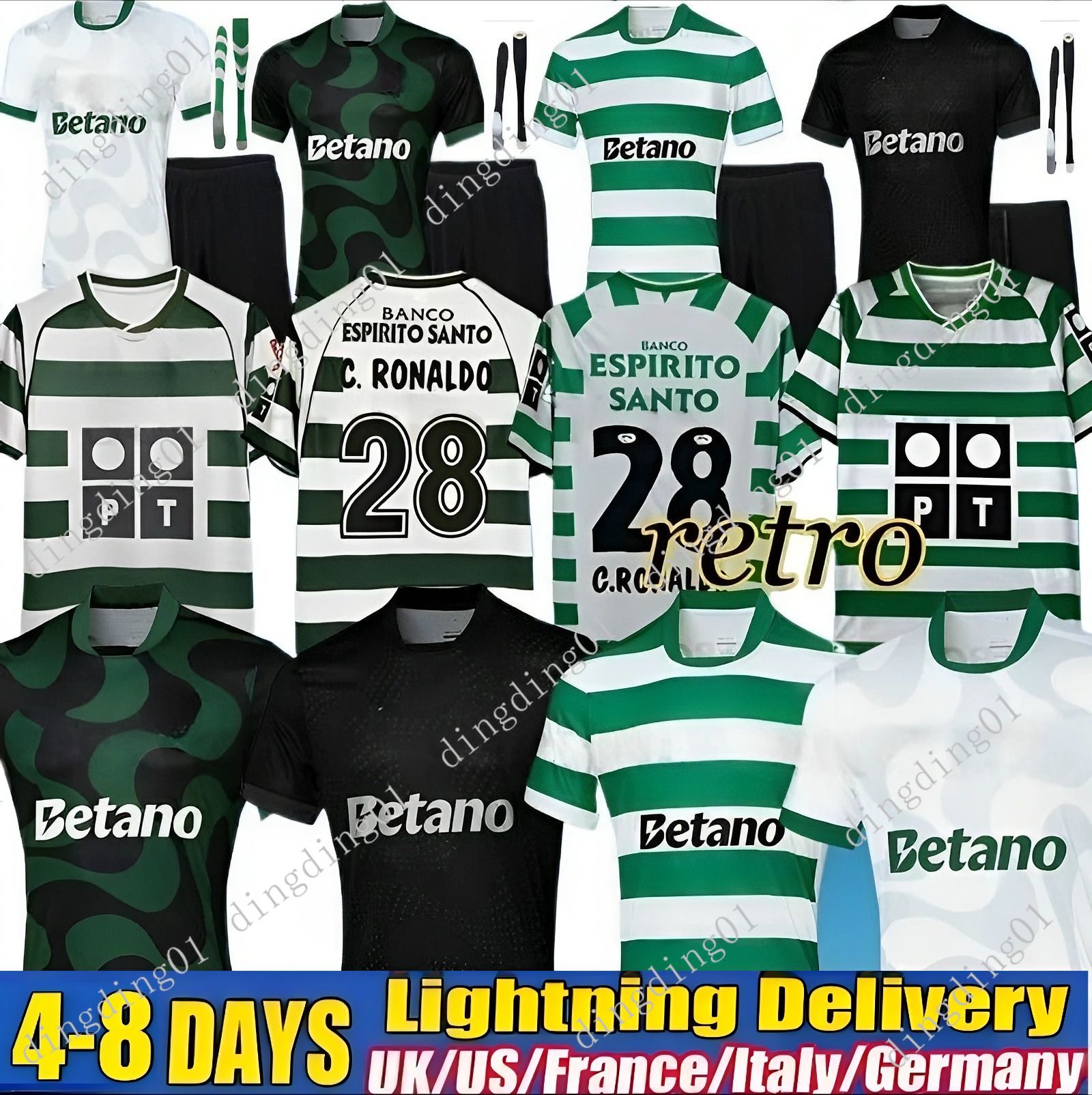 25 26 Lisbons Sporting CP 2025 3rd soccer jerseys Pink October Lisboa CR7 HJULMAND GYOKERES COATES J.Palhinha PEDRO G. MORITA SARABIA football shirts Men Kids Kit sets