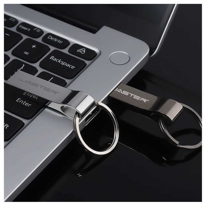 JASTER USB30 Metal Memory Stick 128GB Business Gift Pen Drive 64GB with Box USB 30 Flash Drive 32GB High Speed U Disk 16GB 8GB C251209
