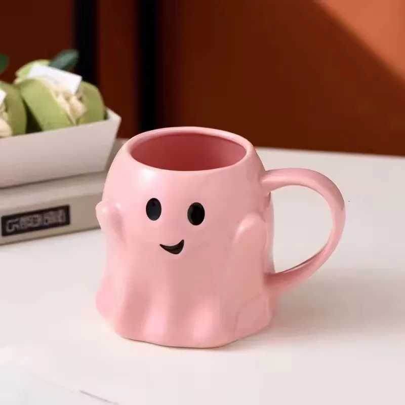 Halloween Creative Quirky Holiday Cartoon Elf Ceramic gs Coffe Cups Easter Friends Gift Ghost Water Cup H251209