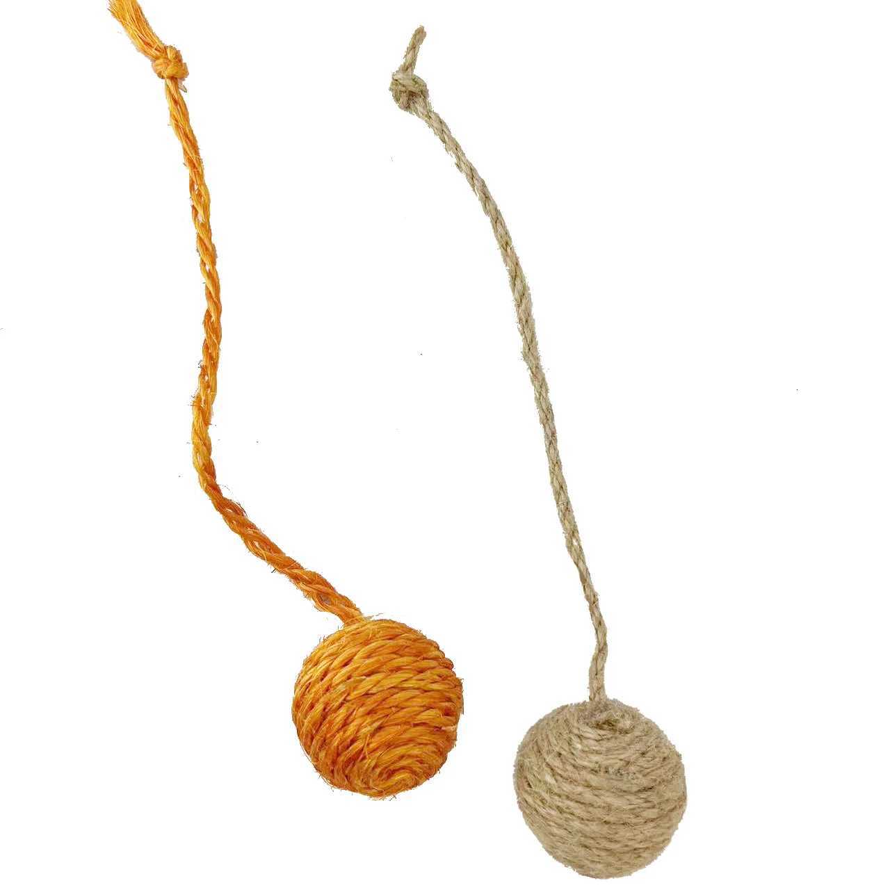 New Cat Pet Sisal Rope Weave Ball Teaser Play Chewing Scratch Catch Toy Interactive Scratch Funny Chew Toy for Pet Cat Dog M251209