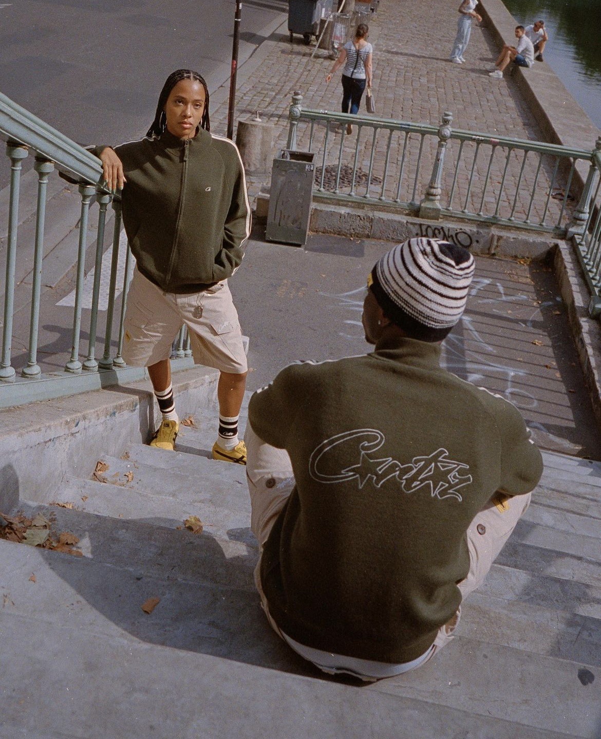 Men's Sweaters Autumn Winter Sweater High Street Trend Knitted Cardigan Zipper Jacket Real Pos Men And Women Cotton Coat