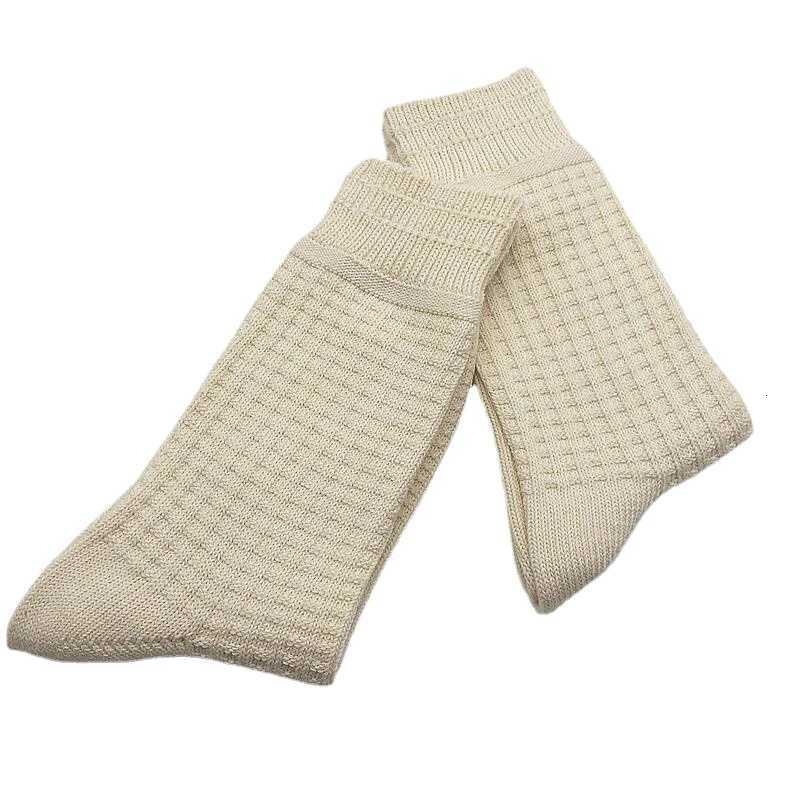 Match-Up Men Waffle Socks For Business Casual Dress Cotton Socks5 PairsT251209