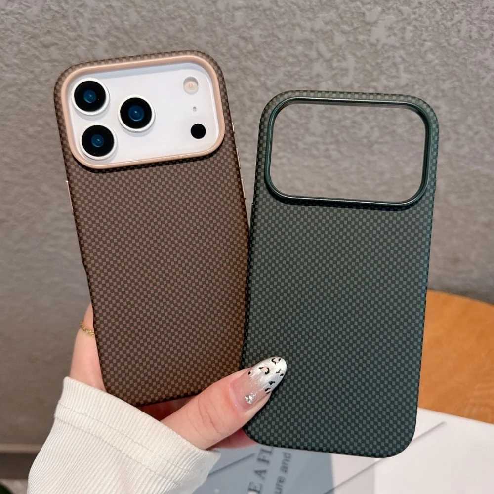 Built-in Magnetic high end Carbon Fiber for Phone Case for iPhone 17 Pro Max Air 17 Pro Wireless Charge Shockproof Case C251209