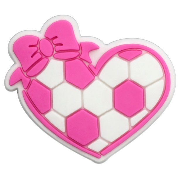 football series shoe flowers decoration buckle pvc soft shoe charms clog accessories DIY hole pin button gift