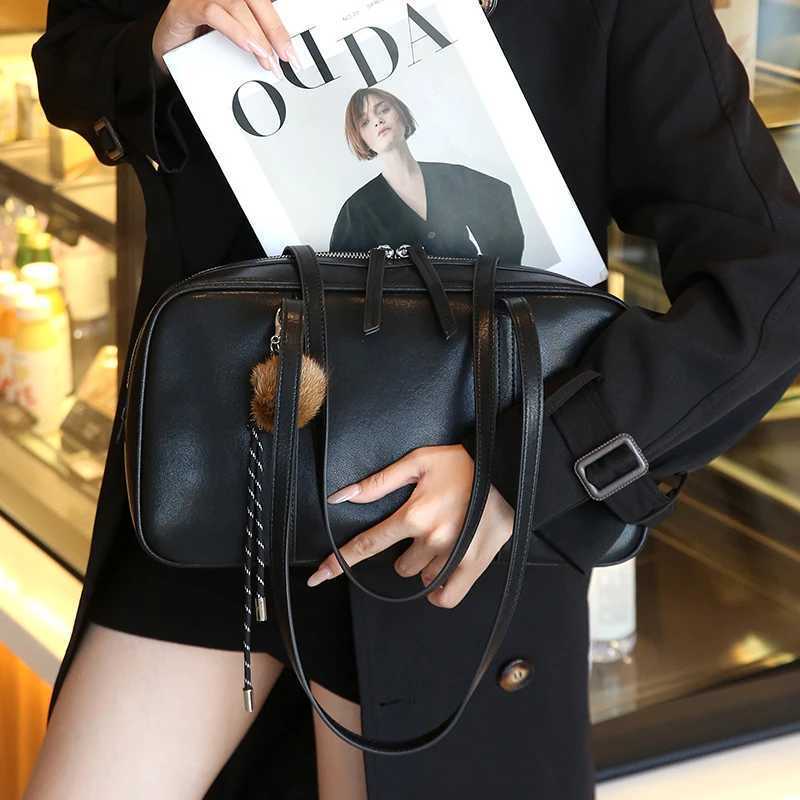 Wens Cow Genuine Leather Shoder Bags Ladies Fi Designer Luxury Handbags Fem Cmute Bost Cowhide Handbag Y251209