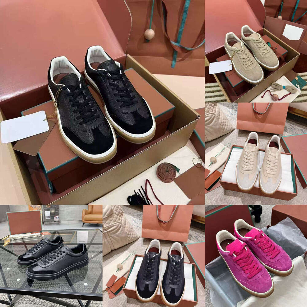 Luxury Designers women mens shoes Tennis Walk leather sneakers Low Top Lace up calfskin Athletic shoes Rubber sole trainers running casual shoe unisex dress outdoor