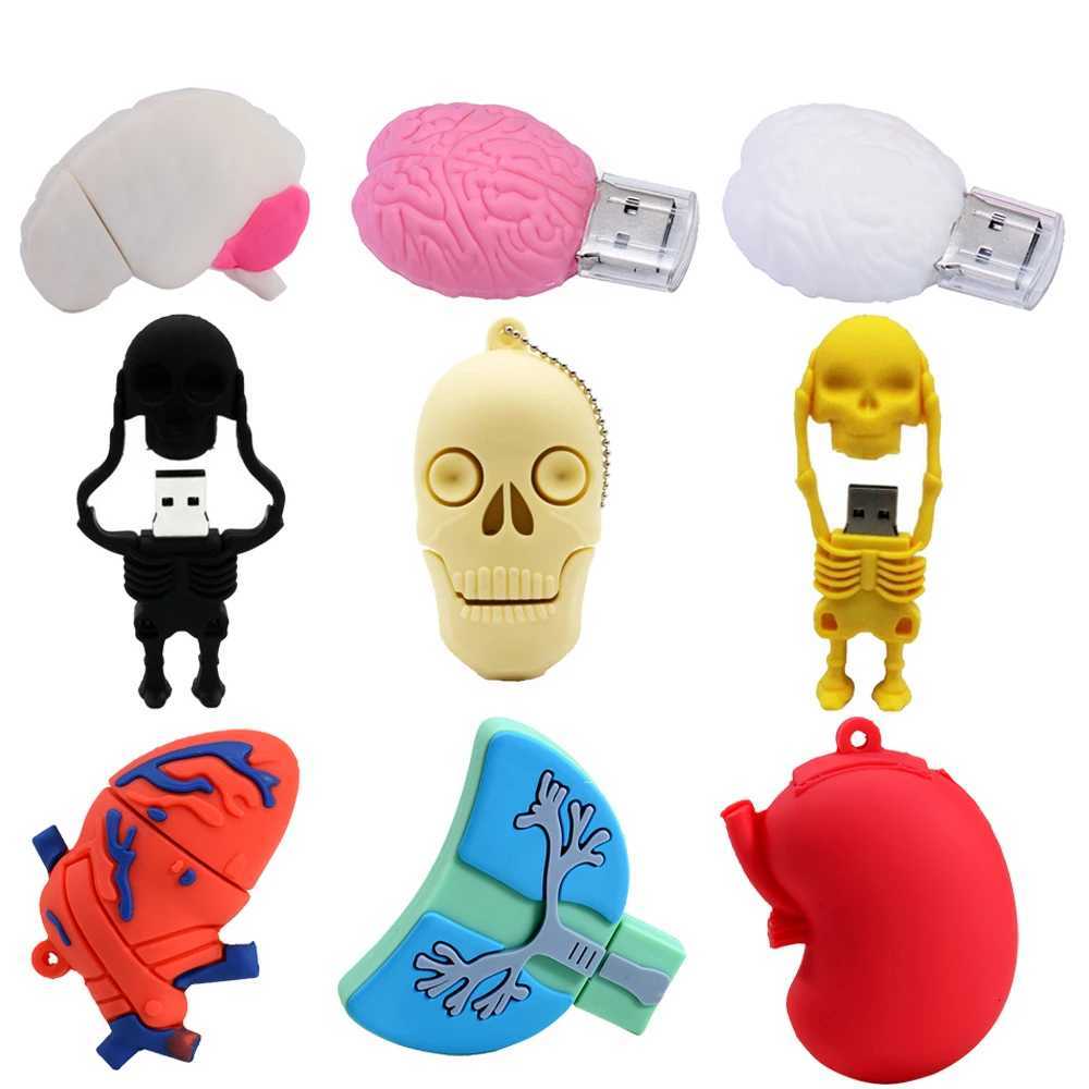Gift Card Pass USB 20 Flash Drive Real Capacity Pen Drive Cerebrum Memory Stick 64GB/32GB/16GB/8GB/4GB U Disk C251209