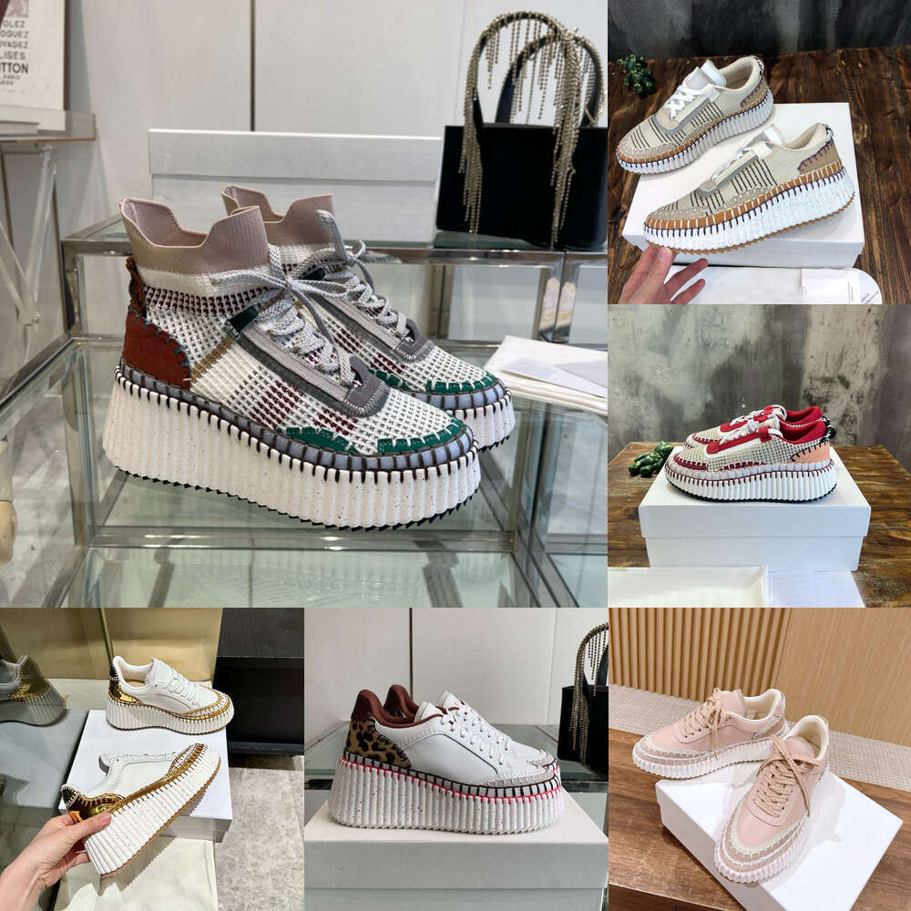 luxury Sneaker Platform Mesh leather lace up comfortable dress running waking office outdoor shoe Fashion Women Casual Low High top sports shoes Designer shoe woman