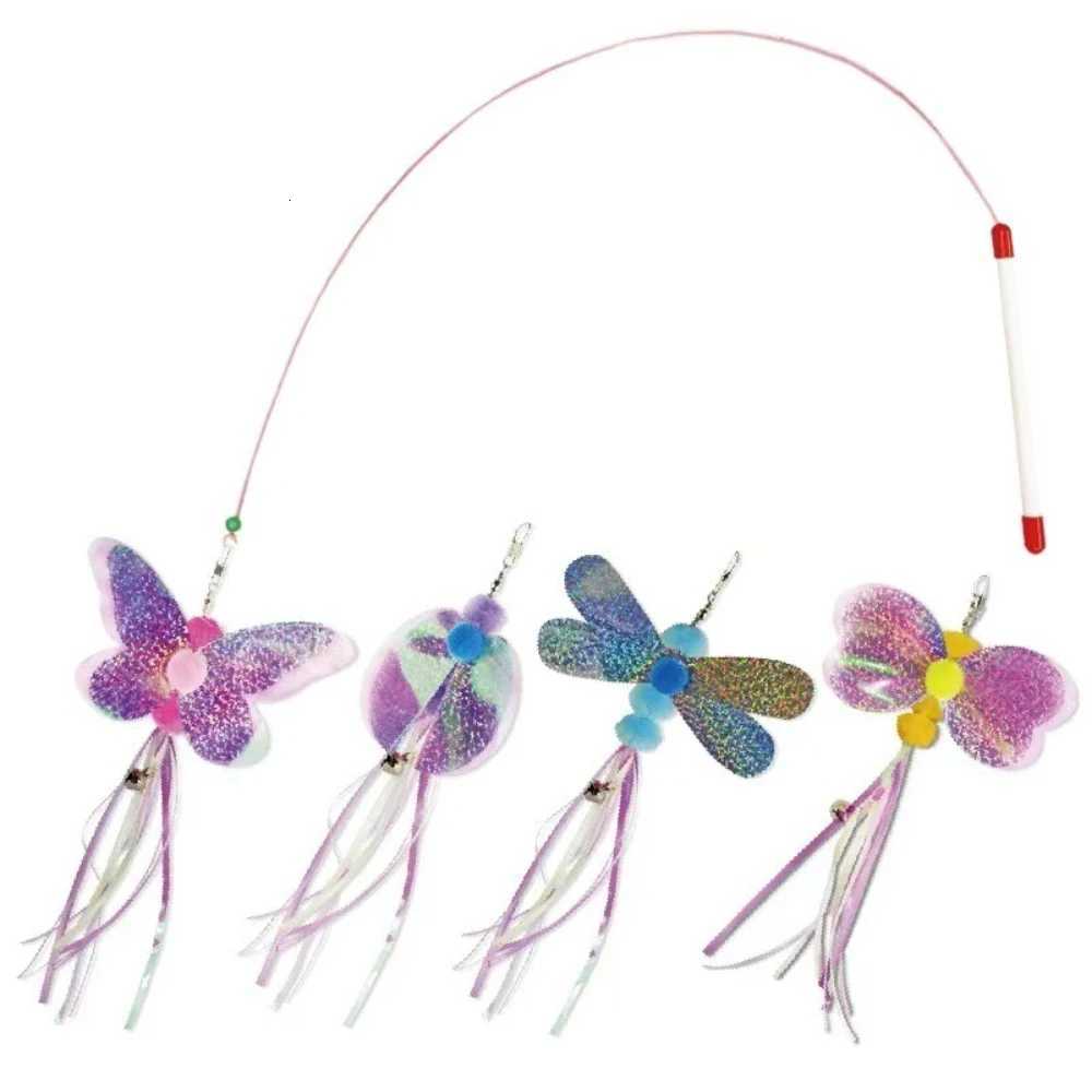 2pcs/3pcs Cat Toy Pompoms Insect Sequins Tassels Replacements M251209