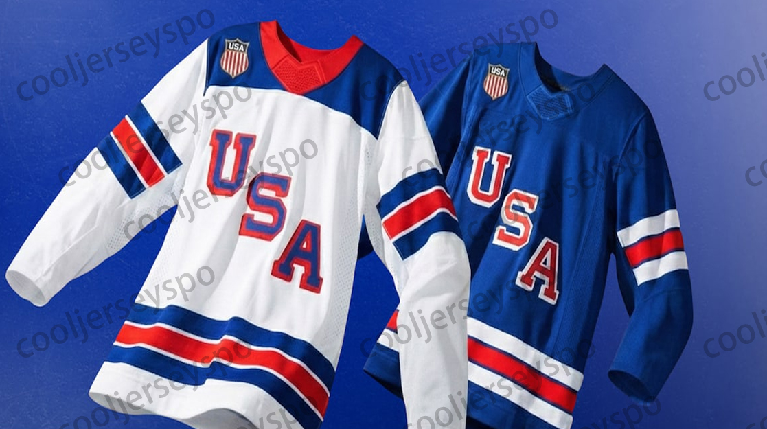 Team USA 2026 Winter Olympices Hockey Jersey Men Youth J.T. Miller Matthew Tkachuk Jason Robertson Larkins Tage Thompson Cole Caufield Jack Eichel Kel