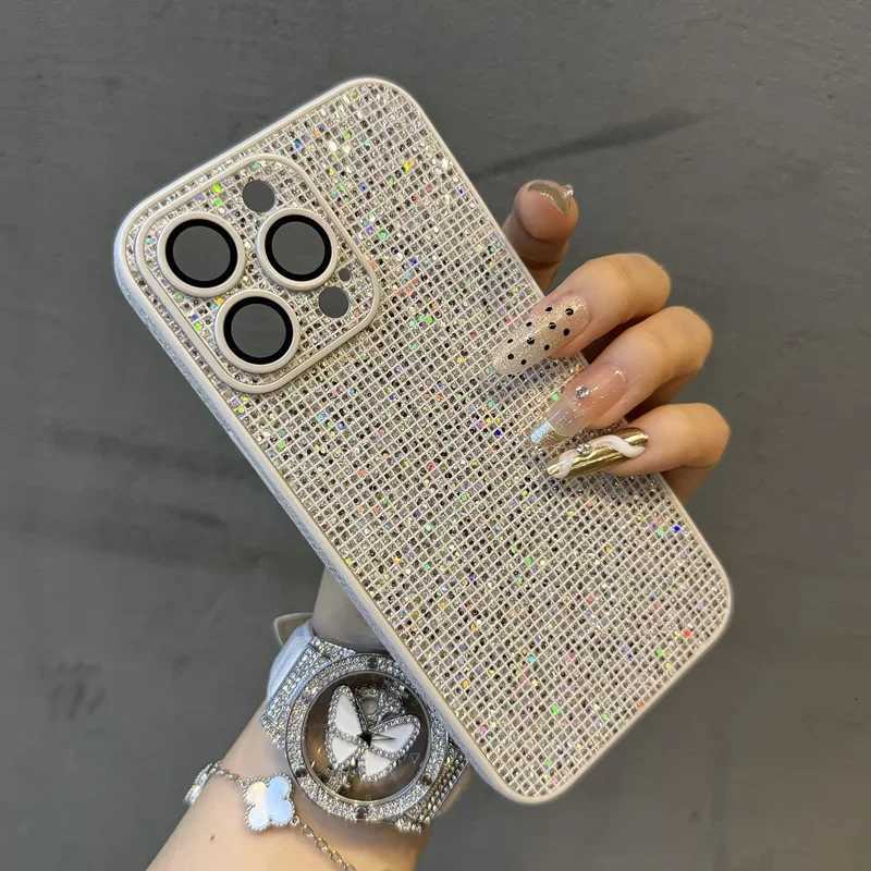 Luxury Jewelled Glitter Phone Case For iPhone 11 12 13 14 15 Pro Max Plus Electroplated Bumper Clear Shockproof Cover C251209