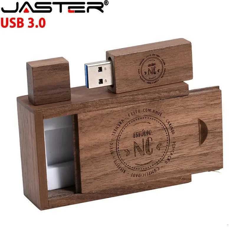 Wooden USB 30 Flash Drive 128GB High Speed Pen Drive 64GB Cust Memory Stick Photography Wedding Gifts Pendrive 32GB C251209