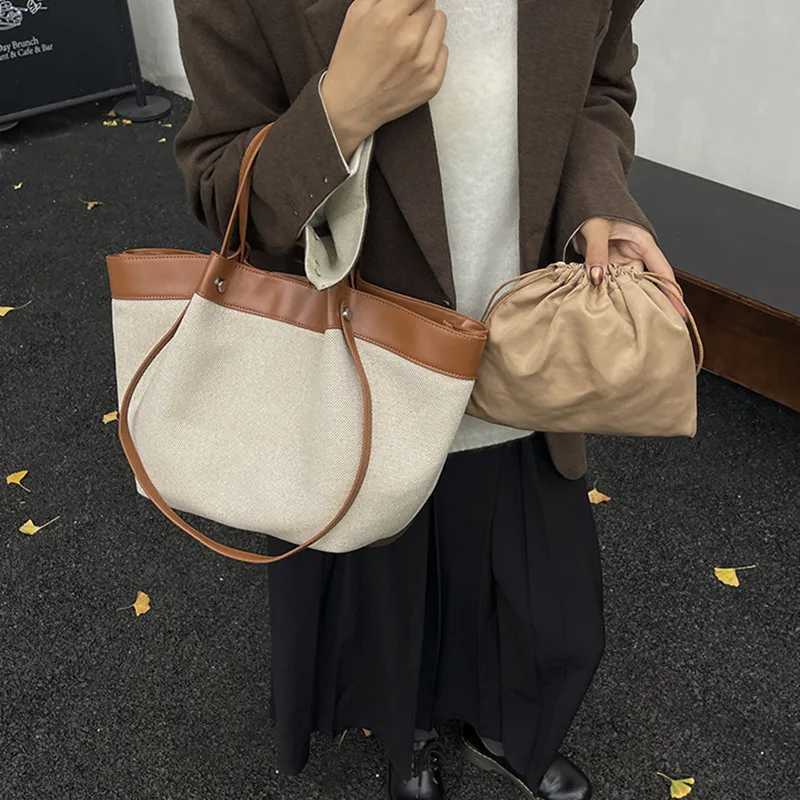 Brand quality large capacity canvas bags luxury designer wen bags big totes handbag fem crossbody shoder bag casual purse Y251209