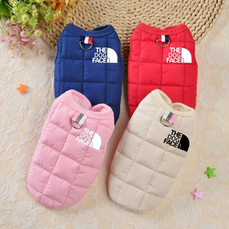 Designer Trendy Clothes Winter Warm Pet Coat Small Medium Dog Face Stereo For Chihuhua French Bulldog Costume