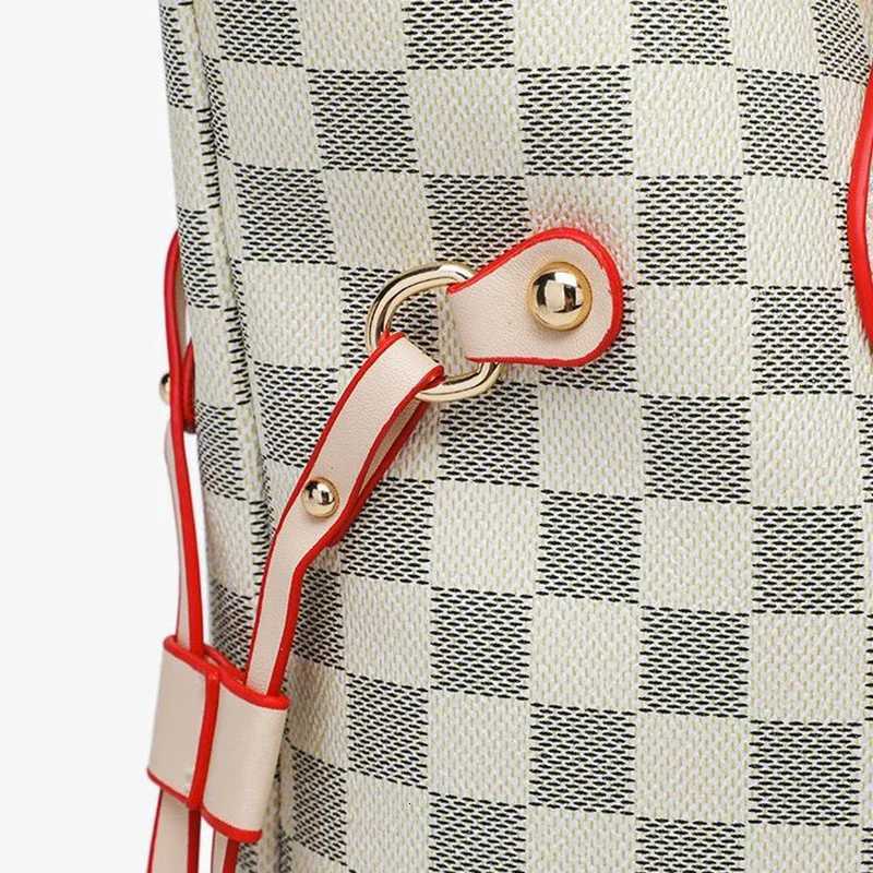 New Fiable Wens Bags European and Style Plaid Casual Bags Large-Capacity Trendy Handbags High-End Y251209