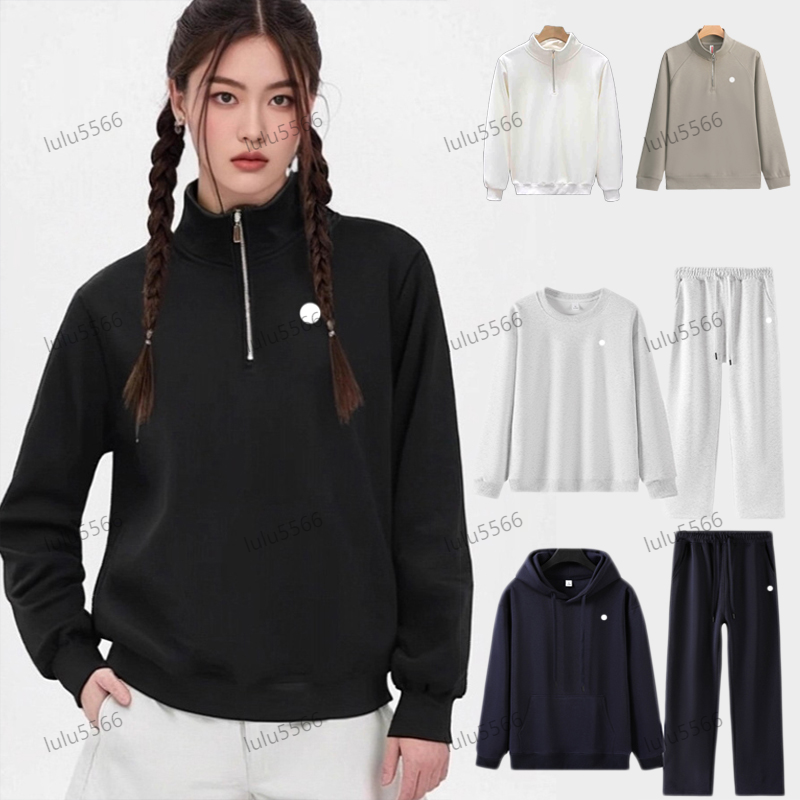 Yoga hoodie women clothes pullover sweatshirt sweatpants gym set Outfit womens men 3D Logo tracksuit Silver Loose Sweatwear Unisex Top athletic wear Jackets jumper