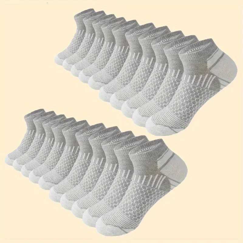 6/10/20 Of Mens Low Cut Socks Anti Odor Sweat Absorption Comfy Breathable Elastic Sport Socks All Seasons WearingT251209